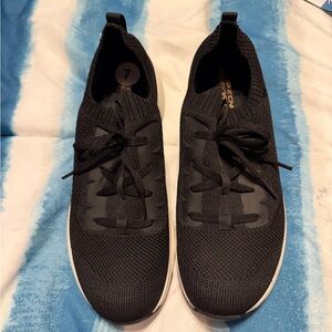 Skechers Black Knit Sneakers